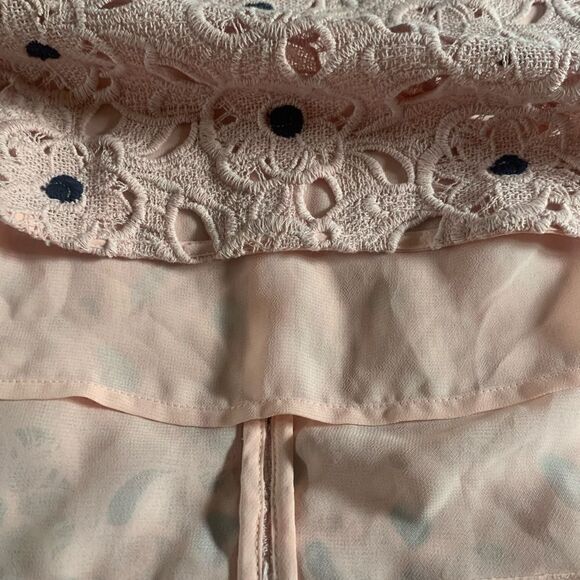 Ann Taylor Flared Knit Floral Top - Picture 7 of 11